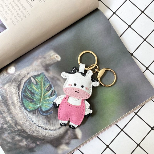 Подвеска ручной работы, брендовый брелок, из натуральной кожи, популярно в интернете