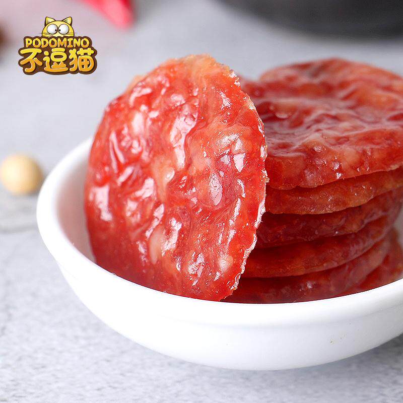 不逗猫炭火烤肉猪肉干网红*猪肉脯 不逗喵猪肉类