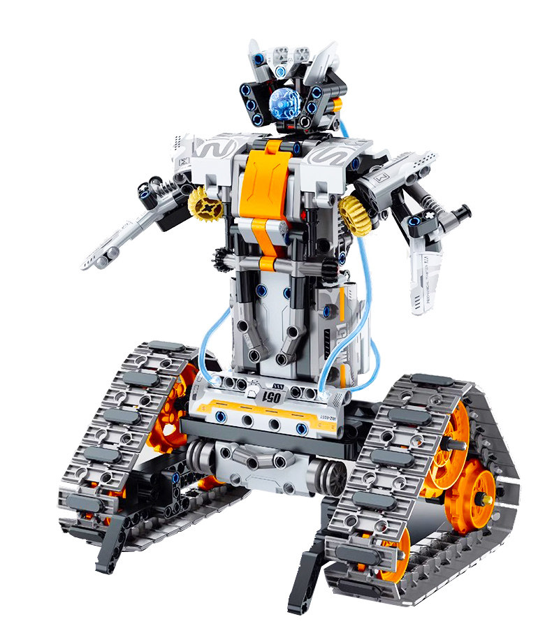 儿童电动遥控履带越野车编程机器人积木送男孩拼装玩具生日礼物,淘宝优惠券,粉丝福利购,淘宝优惠卷