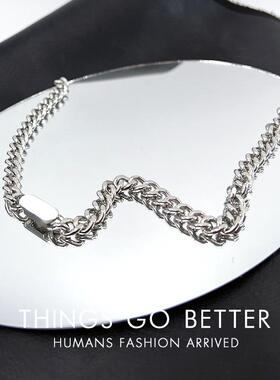 儿童项链潮古巴链高级感