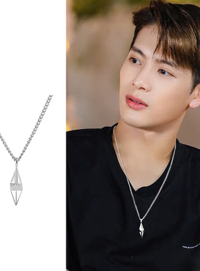 钛钢龙骨链男不掉色吊坠