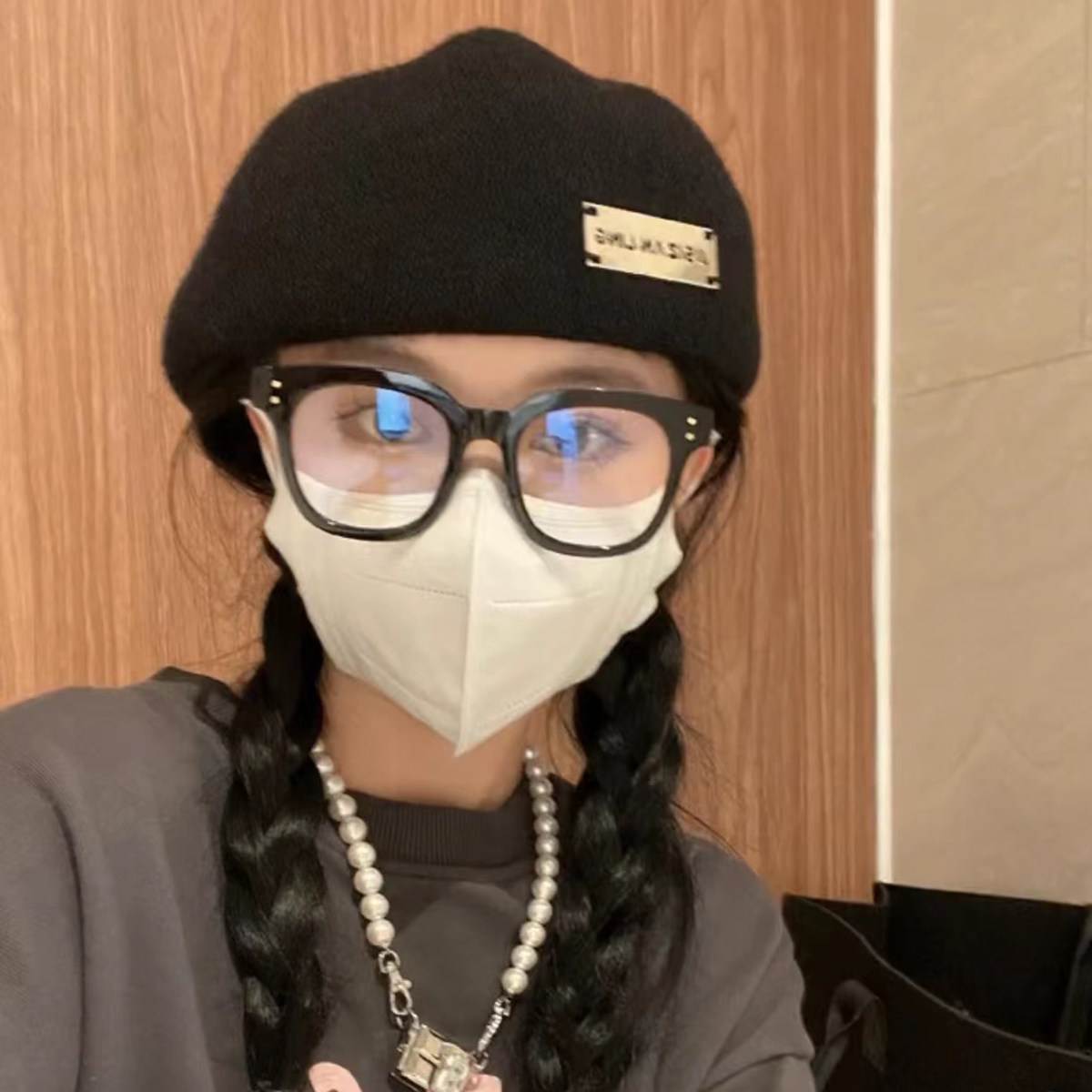 网红反戴毛呢前进贝雷帽女秋冬英伦复古黑色显脸小画家帽大头围潮,淘宝优惠券,粉丝福利购,淘宝优惠卷