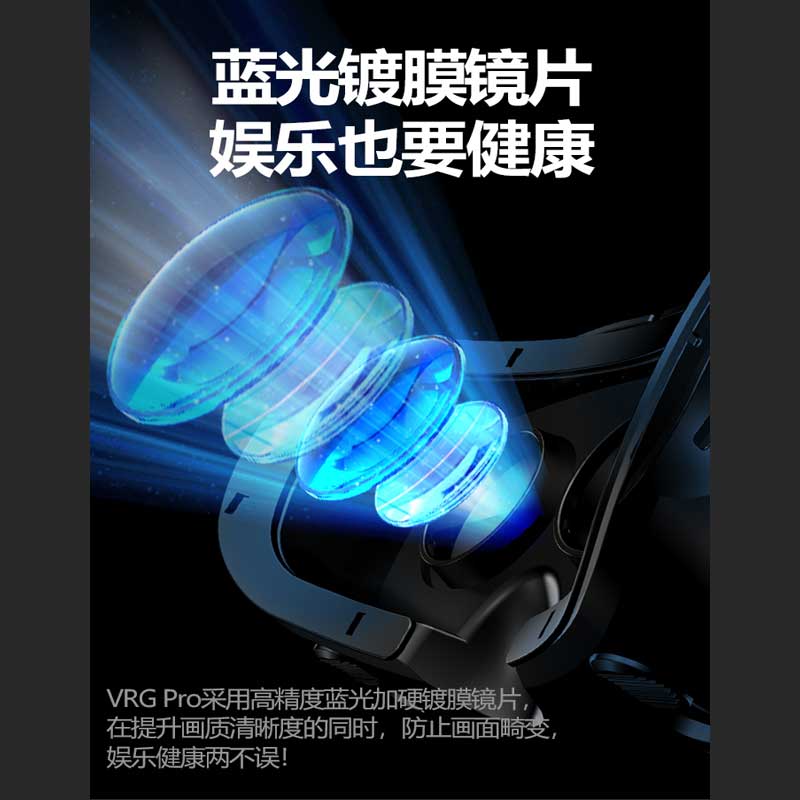 vr眼镜3d虚拟现实用手机用rv眼睛4d电影Vr头戴式ar游戏机盒子专用-图2