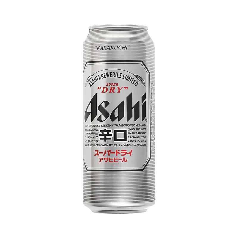 整箱 Asahi朝日啤酒辛口超爽啤酒500ml*24听罐国产黄啤精酿啤酒 - 图3