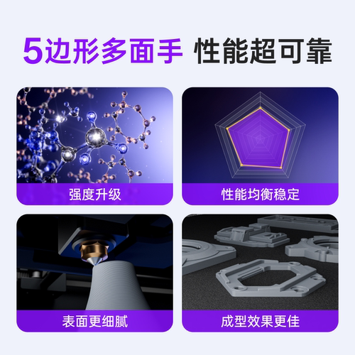 ELEGOO/爱乐酷3d打印耗材pla +1.75mm材料拓竹丝绸哑光透明耗材 - 图3