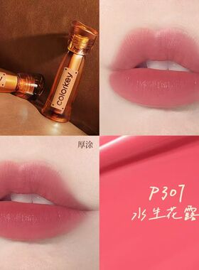 2支Colorkey珂拉琪烙印棕古水雾唇露雾面不易沾杯口红礼物爆款