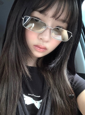Jennie同款棕色太阳眼镜女
