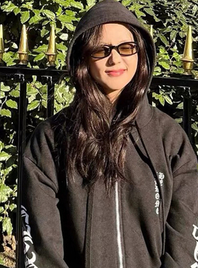 韩版简约方形复古墨镜