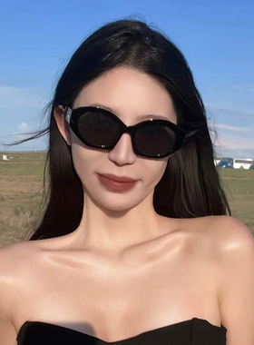 防紫外线不规则网红墨镜女痞帅