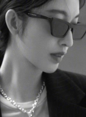 Jennie同款墨镜酷黑女潮ins小脸款街拍个性太阳眼镜猫眼豹纹复古