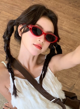 白鹿同款gm猫眼墨镜女