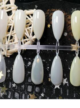美甲光疗胶大容量百搭指甲胶乳白色奶白色透粉透白色奶黄色甲油胶