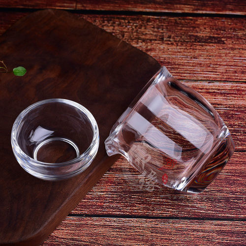 东海工艺水晶公道杯耐热大号日式分茶器功夫茶具配件2020新款刻字 - 图1