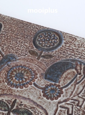 丹麦/中古｜Soholm 春日巡游 陶瓷装饰挂盘 42cm*24.5cm