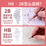 晨光2b铅笔小学生专用一年级二年级30支装无铅毒幼儿园儿童练字初学hb铅笔考试涂卡笔答题卡2比素描笔绘画笔