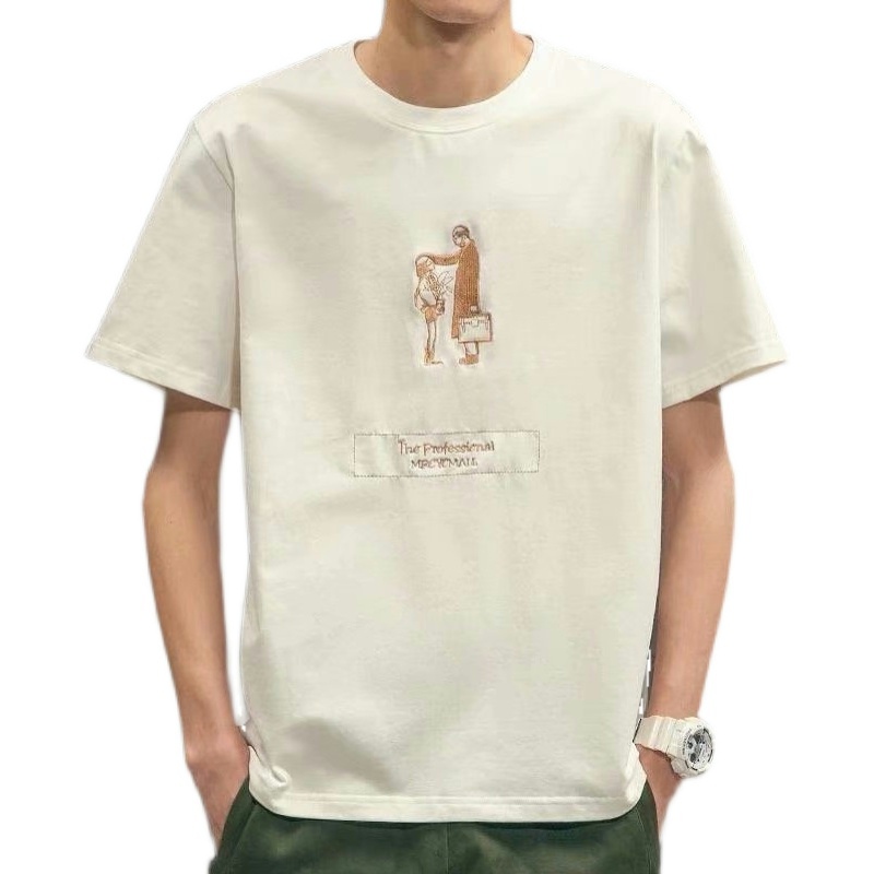 恤男士宽松百搭 衣服夏季建筑工地上班耐脏耐磨速干短袖 干活穿 T 恤男士宽松百搭 衣服夏季建筑工地上班耐脏耐磨速干短袖 干活穿 T