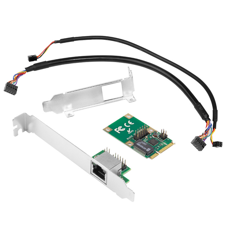 华高智 minipcie千兆网卡RJ45台式机有线电口网口瑞昱RTL8111F - 图3