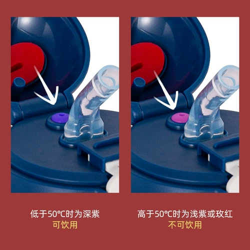 Детский термос, трубочка со стаканом из нержавеющей стали, герметический стакан