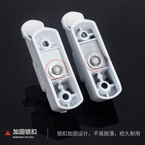 塑钢平开门窗T型锁窗户锁扣搭扣铝合金防盗锁门窗配件窗平开窗锁 - 图2