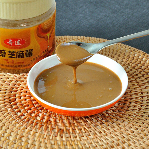 白芝麻酱火锅沾料热干面酱芝麻调味酱爆肚芝麻酱260克1瓶商超同款 - 图3
