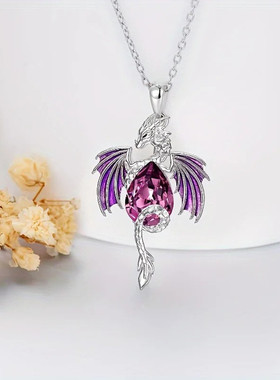 儿童项链女童新款个性小飞龙