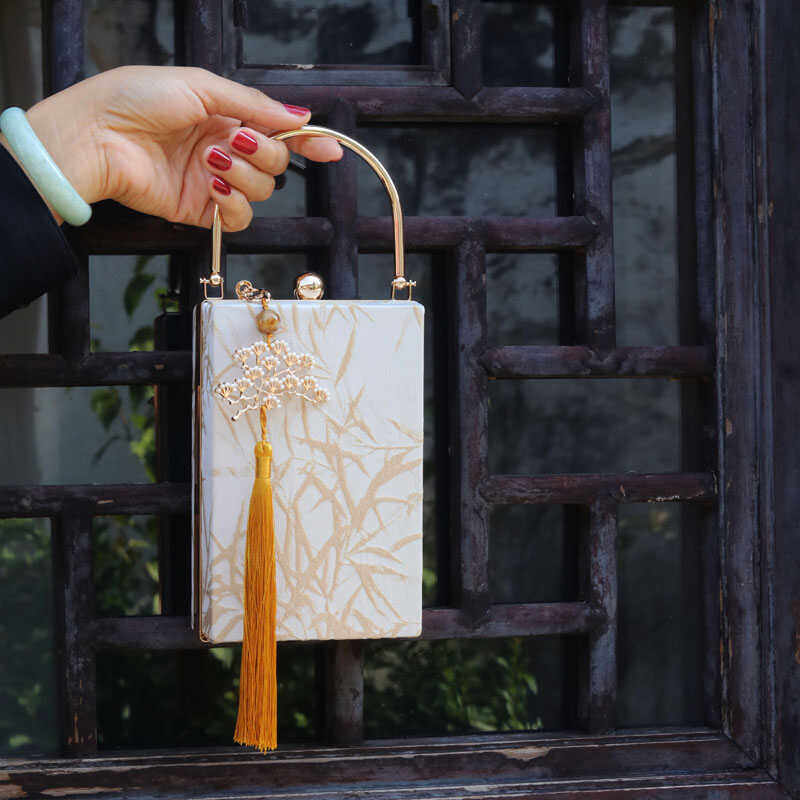 KK9_原创设计新款竹子口金包百搭手提方包时尚单肩斜挎小包女包邮,淘宝优惠券,粉丝福利购,淘宝优惠卷