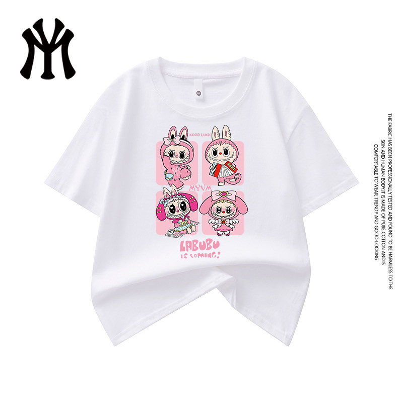 官方正品夏季情侣纯棉短袖潮流短袖儿童爆款26新款T恤男女款2