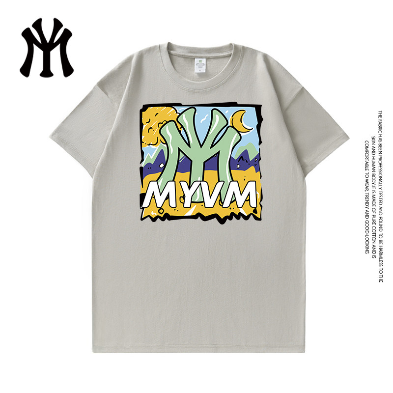 MYVM官方正品夏季情侣纯棉短袖潮流短袖男款爆款26新款T恤男女14