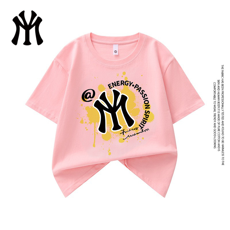 官方正品夏季情侣纯棉短袖潮流短袖儿童爆款26新款T恤男女款1