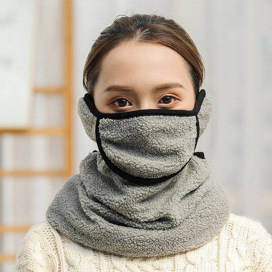 Breathable winter cold-proof and warm cycling neck earmuffs