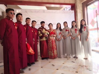 出租赁2025年秋冬中式伴郎服秀禾服兄弟团结婚中国风唐装大褂马褂,淘宝优惠券,粉丝福利购,淘宝优惠卷