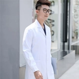 Белый халат, униформа врача, зимний комбинезон, короткий рукав