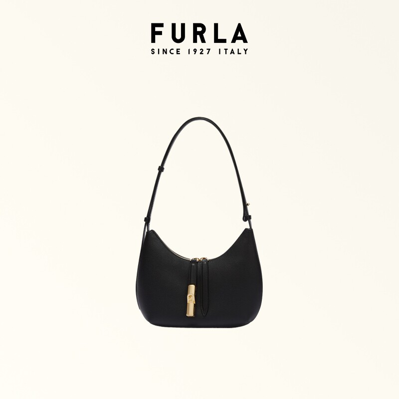 [新品]FURLA芙拉GOCCIA牛皮小号女士通勤单肩包腋下包