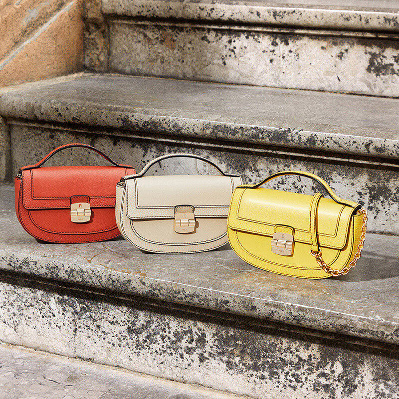 【甄选礼遇】FURLA芙拉CLUB 2牛皮迷你女士通勤斜挎链条包马鞍包,淘宝优惠券,粉丝福利购,淘宝优惠卷