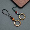 Original brass mobile phone lanyard ring buckle headphone cord