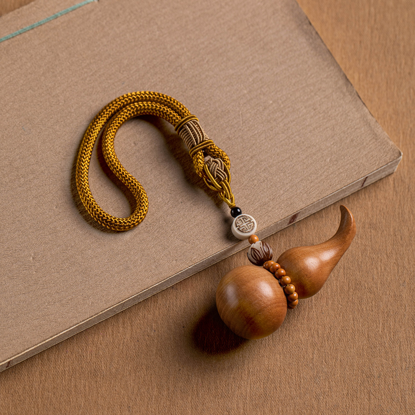 高档桃木葫芦汽车挂件福禄平安后视镜挂饰车载吊坠车内饰品高级感,淘宝优惠券,粉丝福利购,淘宝优惠卷