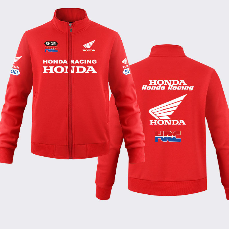可定制机车服honda摩托车立领卫衣 棠柚卫衣