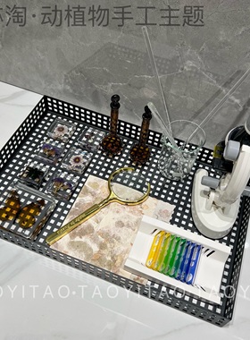 飘窗样板间托盘摆件现代