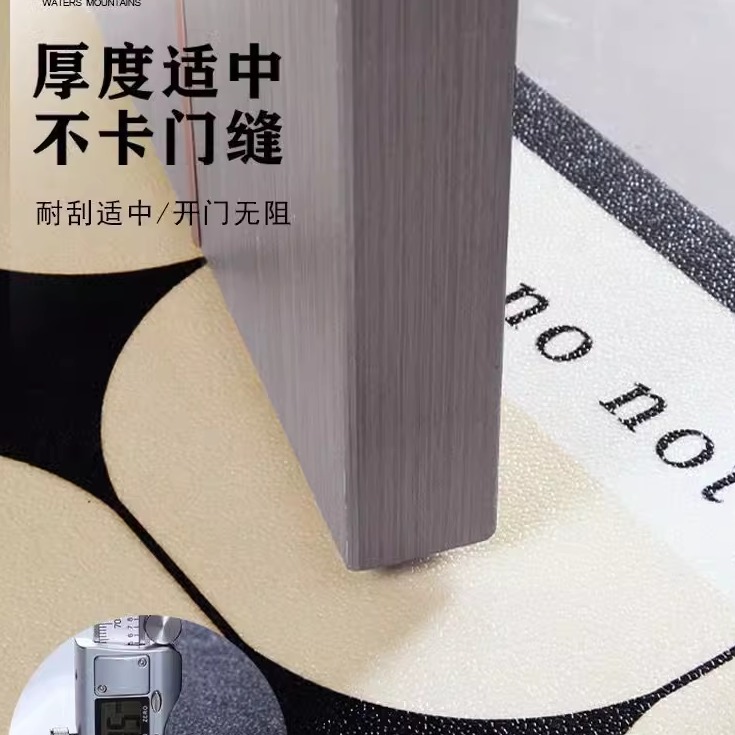入户门地垫PVC 免洗耐脏防水防滑家用玄关过道室内可裁剪卡通米奇 - 图2