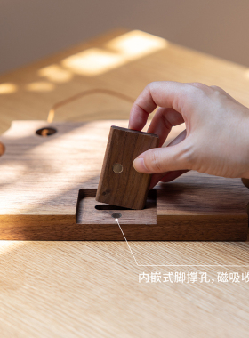 木墨生活几何相框天然无漆原木