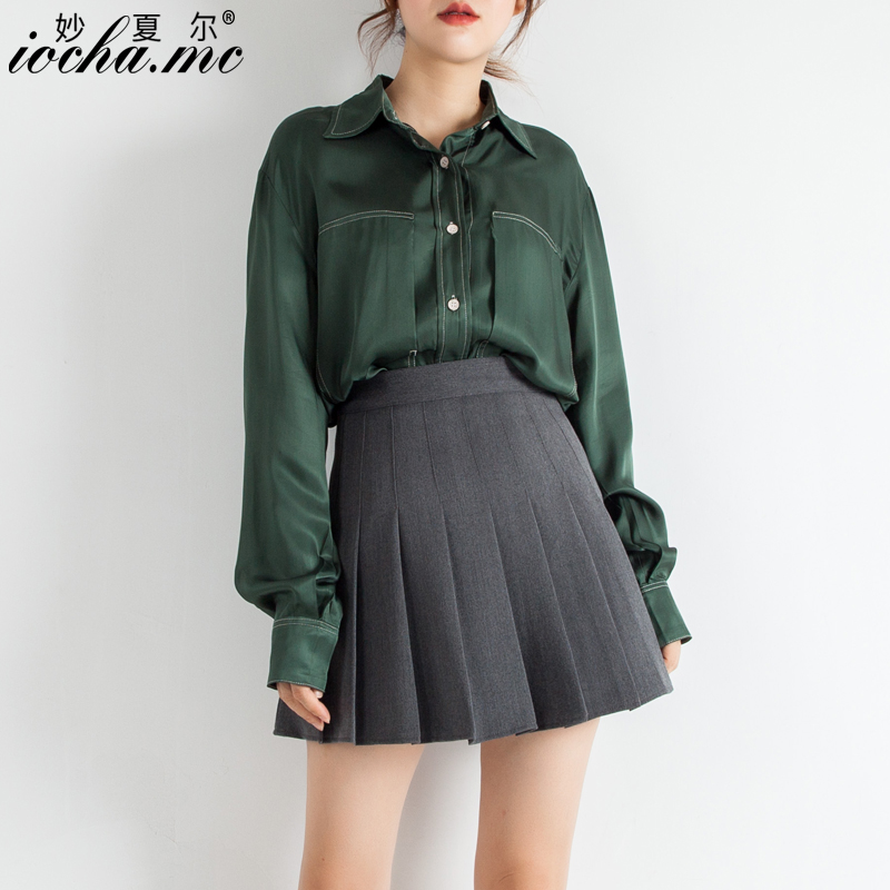 灰色西装tb秋冬2020新款半身裙子 妙夏尔半身裙