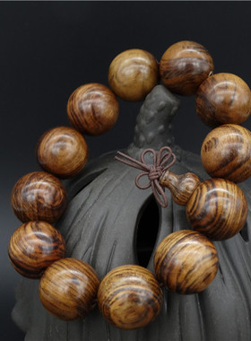 越南黄花梨手串鬼眼佛珠