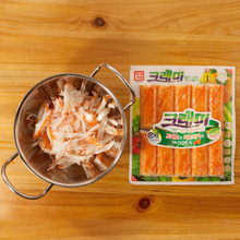 韩国蟹棒客唻美蟹味棒模拟蟹肉180*3袋