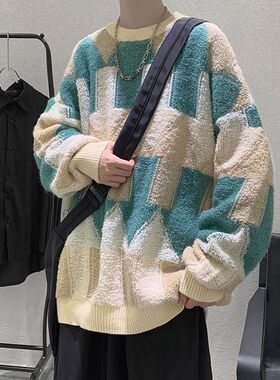 针织衫秋冬加厚韩版百搭外套ins