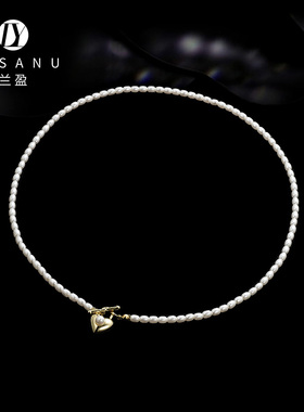 兰盈心形短项链设计师款锁骨链