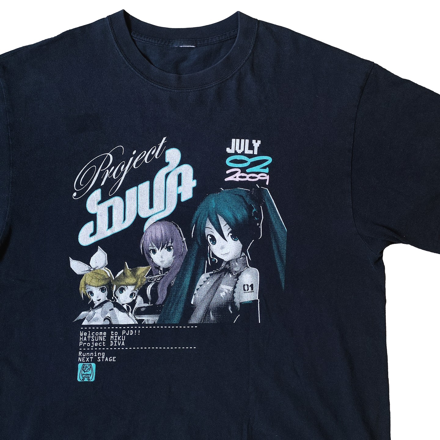 孤独星球动漫 Hatsune Miku shirt tee初音未来 oldshould短袖T恤 - 图0