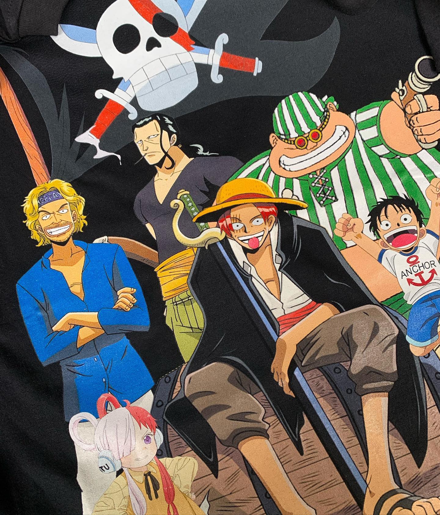 孤独星球动漫ONE PIECE Monkey D Luffy海贼王shirt AnimeT恤短袖 - 图1