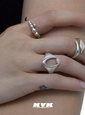 kvkhunting系列开口戒指高级感