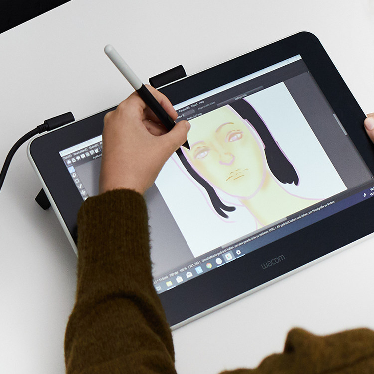 Wacom数位屏手绘屏13.3英寸DTC133绘图屏电脑绘画板PS手写液晶one,淘宝优惠券,粉丝福利购,淘宝优惠卷
