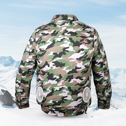 Летнее охлаждение кондиционера подходит для одежды с поклонниками. Зарядка работников, охлаждение, сварочный работник, защита труда, мужская рабочая одежда